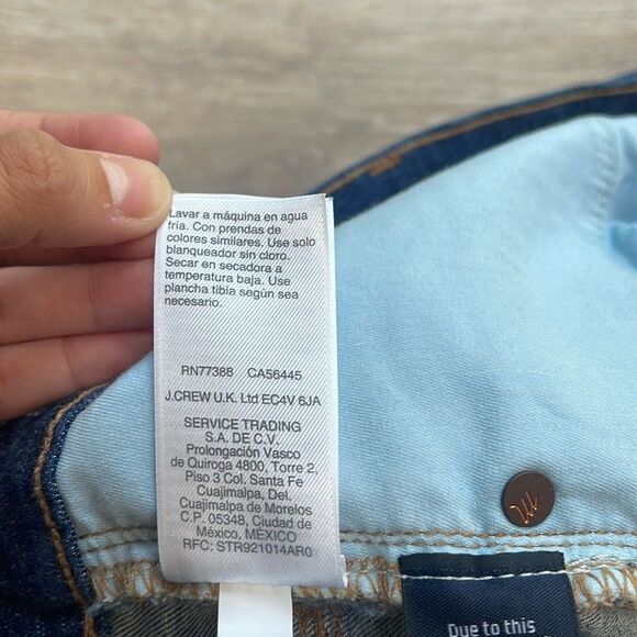 Madewell 10" High Rise Skinny Jeans Sz 35 - Picture 10 of 14